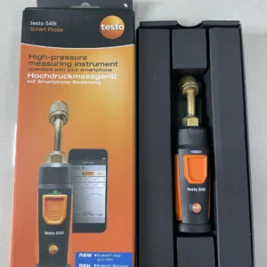 Testo 549i Wireless Digital High Pressure Gauge 0560 2549 02 Bluetooth Smart Probe Operated By Smartphone For HVAC Refrigeration