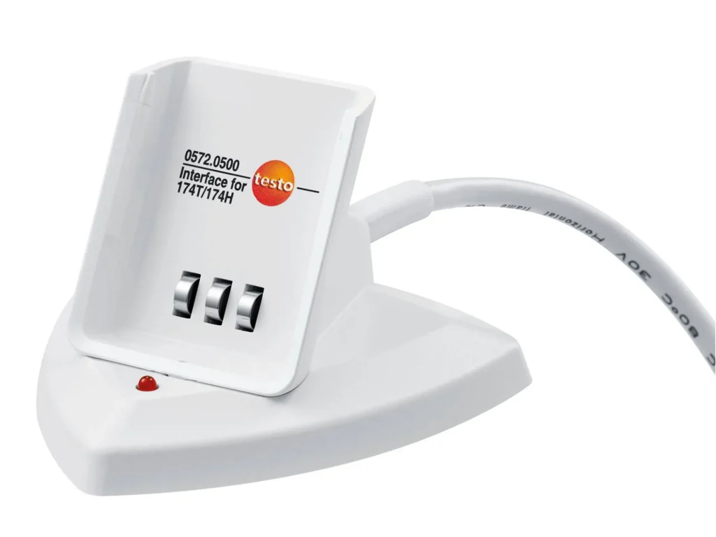 Testo 0572 0500 USB Interface Cable Docking Station For Testo 174H 174T Temperature Humidity Data Logger